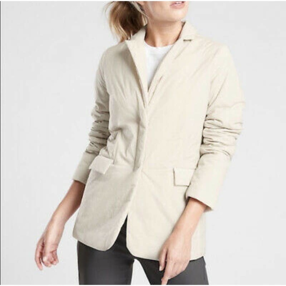 Athleta Puffer Evolution Blazer Moonstone